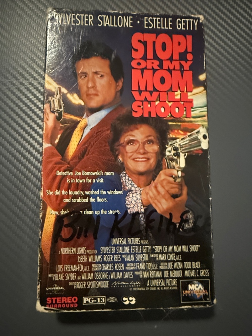 Stop! Or My Mom Will Shoot - Vintage VHS Movie Stallone